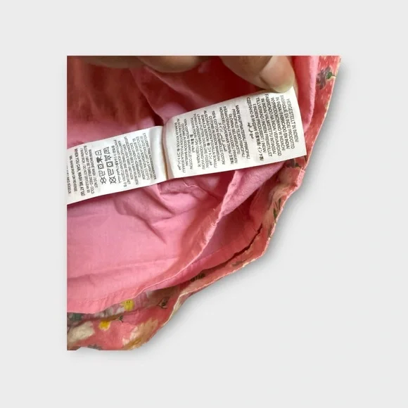 Mini Boden Cap Sleeve Pink Floral Smocked Dress - Picture 6 of 8
